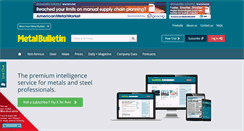 Desktop Screenshot of metalbulletin.com